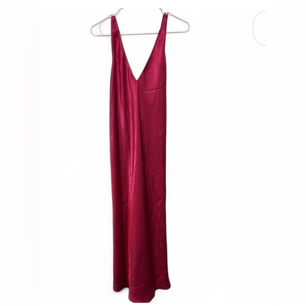 Frederick's of Hollywood Vibrant Pink long slip dress medium